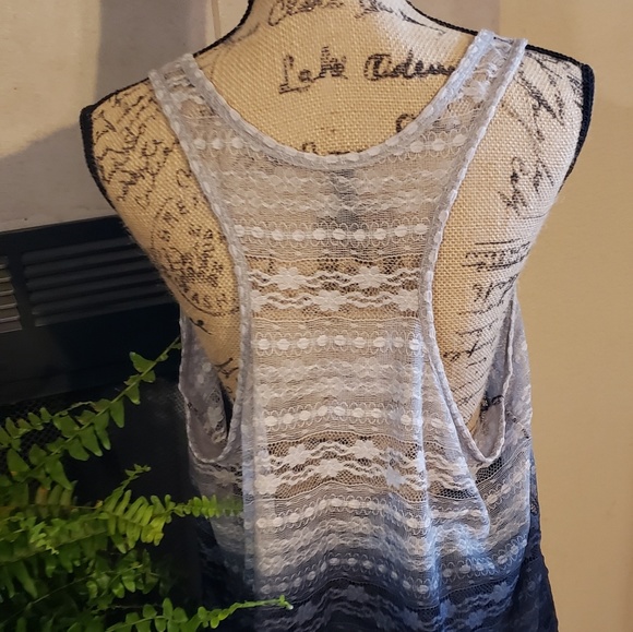 Hombre lace tank top Lane Bryant 18/20 - Picture 6 of 6